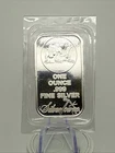 Silvertowne Prospector One Ounce 999 Fine Silver 1oz Bar In OMP #6