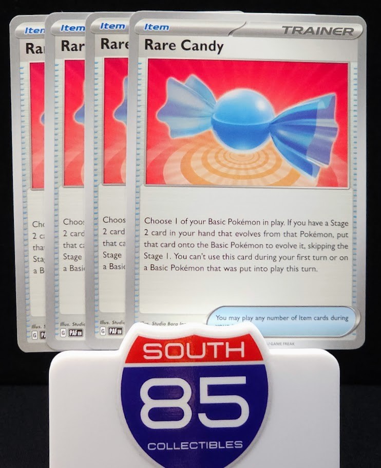 4x Rare Candy 089/091 - Paldean Fates - Pokemon TCG - Playset FREE SHIPPING