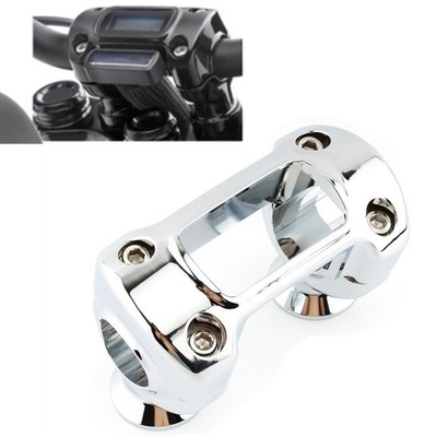 Für Dyna Fat Bob Softail Breakout Motorrad Lenker Riser Klemmsatz Aluminium Neu