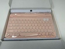 Pink Jelly Comb Bluetooth Wireless Multi-Device Keyboard
