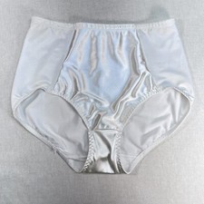 Kathy Ireland White Pantie Girdle w/Satin Front Size XL