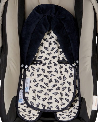Keep Me Cosy™ Baby Head Support Pillow (Twin pack) for Car Seats,Prams,Strollers - Picture 3 of 6