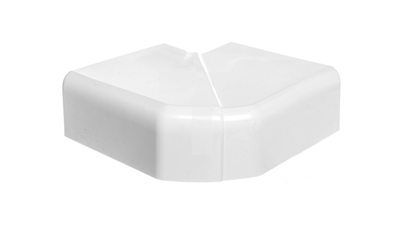 Flat adjustable channel corner DLP 50x150 white 010789 /T2UK