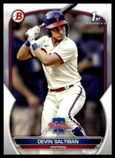 2023 Bowman Draft #BD-2 Devin Saltiban - Philadelphia Phillies