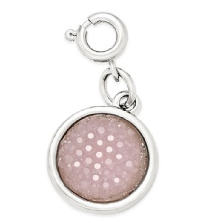 Inc International Concepts Серебристые румяна Druzy Crystal Charm