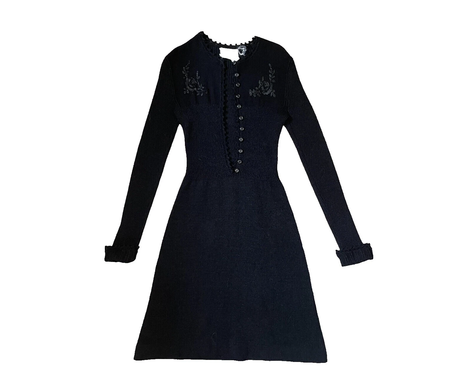 Vestidos Vintage De Acrílico 1970s para Mujer