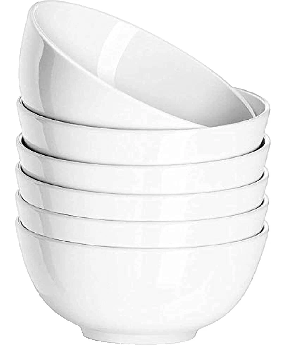 Tigela de Sobremesa de Cerâmica Branca Tigelas de Louça