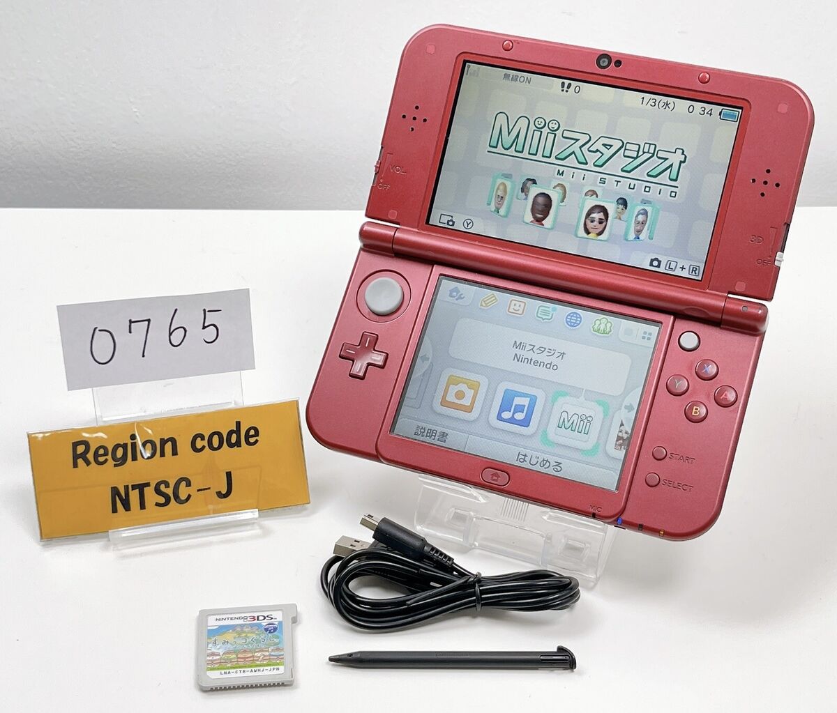 USED New Nintendo 3DS XL LL Metallic Red Upper screen IPS Console Japanese ver USED New Nintendo 3DS XL LL Metallic Red Upper screen IPS Console Japanese ver