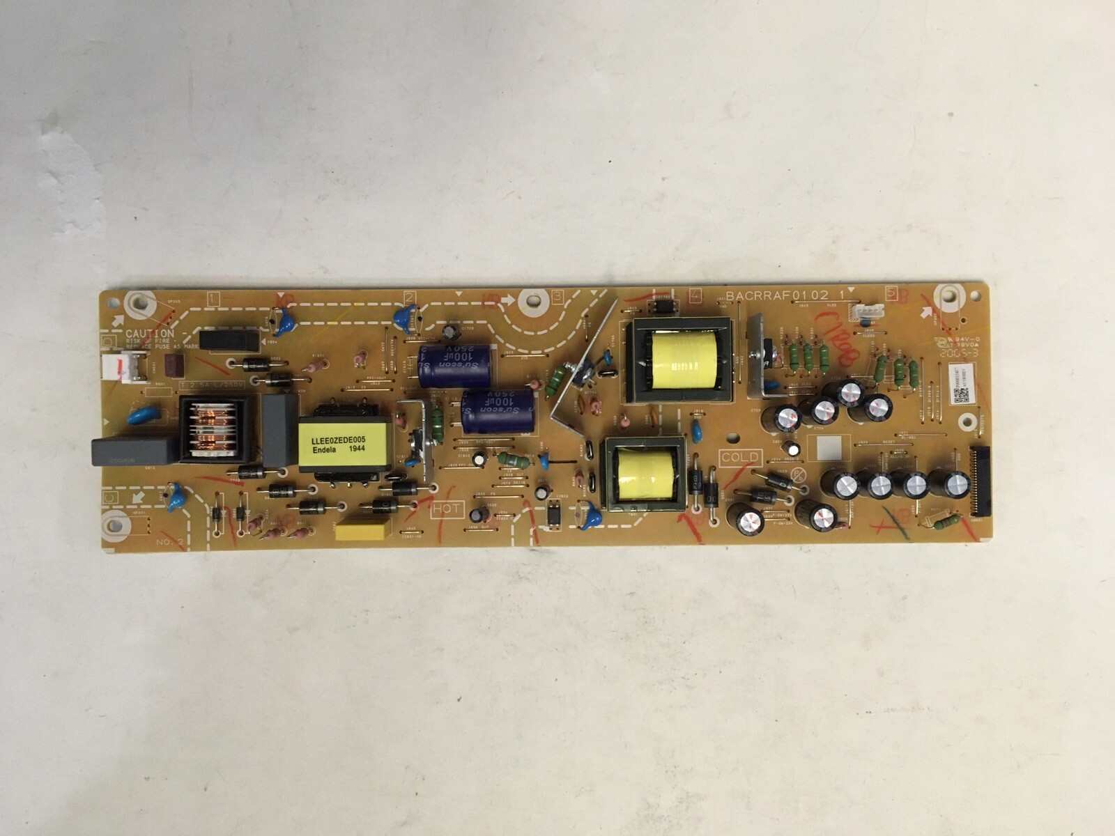 Philips 55pfl5604/f7 Power Supply Board Bacrraf0102 1 55pfl5604 for