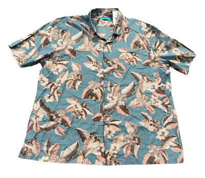 NEW Tori Richard Men's Tropical Short Sleeve Button Up Shirt Size 2XL XXL NWT
