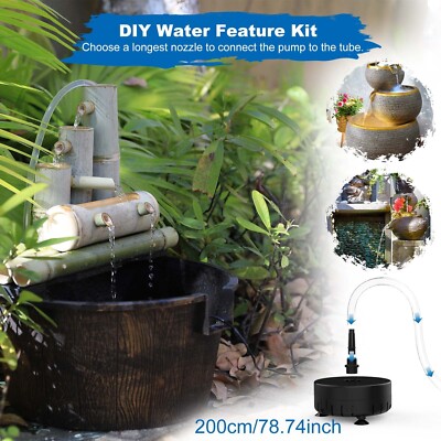 12W Solar Springbrunnen,Neuestes Upgrade Solar Teichpumpe mit 2M Wasserleitung