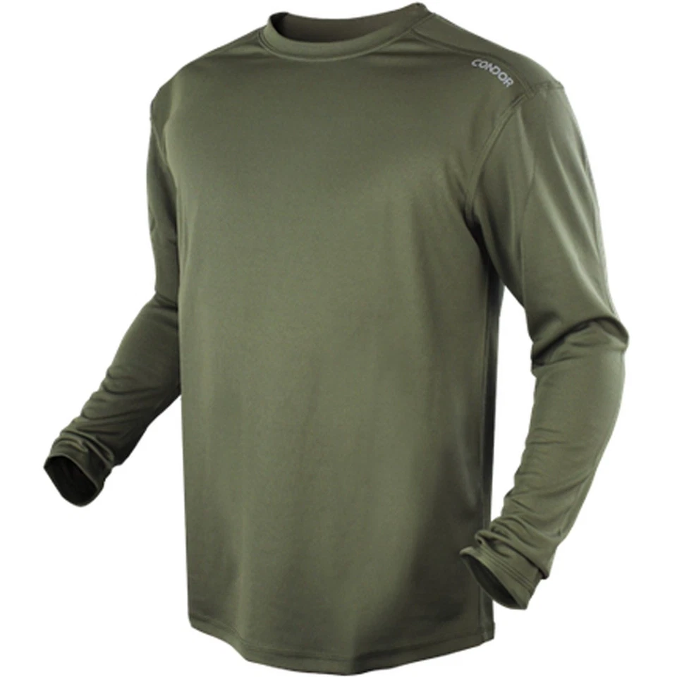 Condor 101121 Maxfort Moisture Wicking Long Sleeve Athletic Workout Top T-Shirt - Image 2 of 4