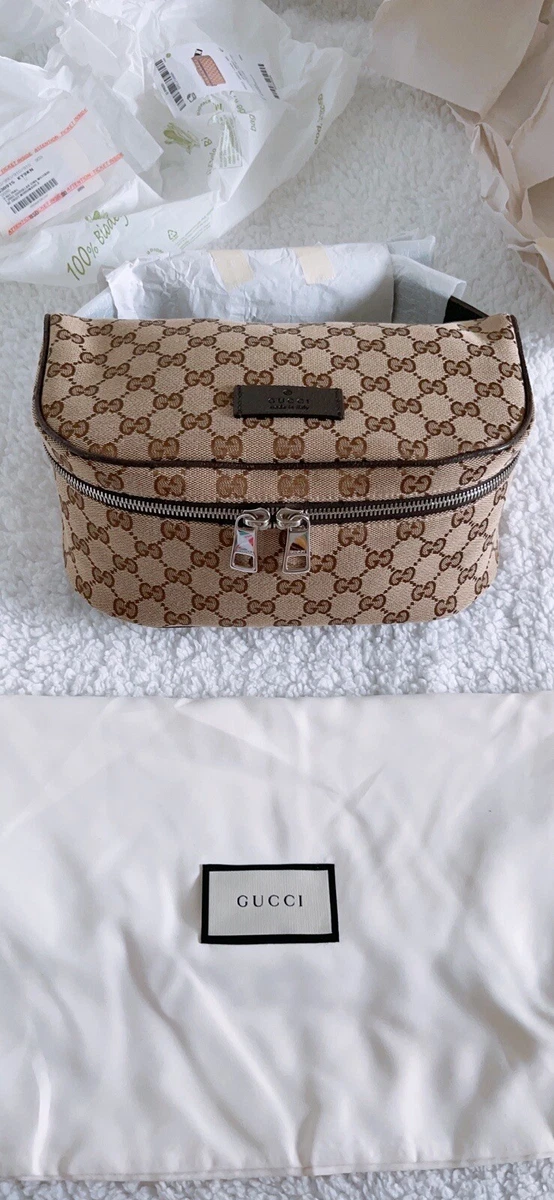 GG Supreme Canvas Belt Bag in Beige - Gucci