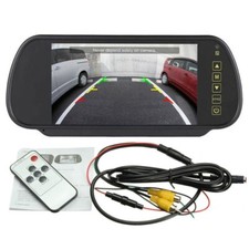Reverse Camera Monitor Mirror Mount Clip On 7" Rear View Interior Universal Fit