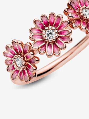 *New Authentic* Pandora Daisy 14k rose gold-plated ring-188792C01 - Picture 4 of 9