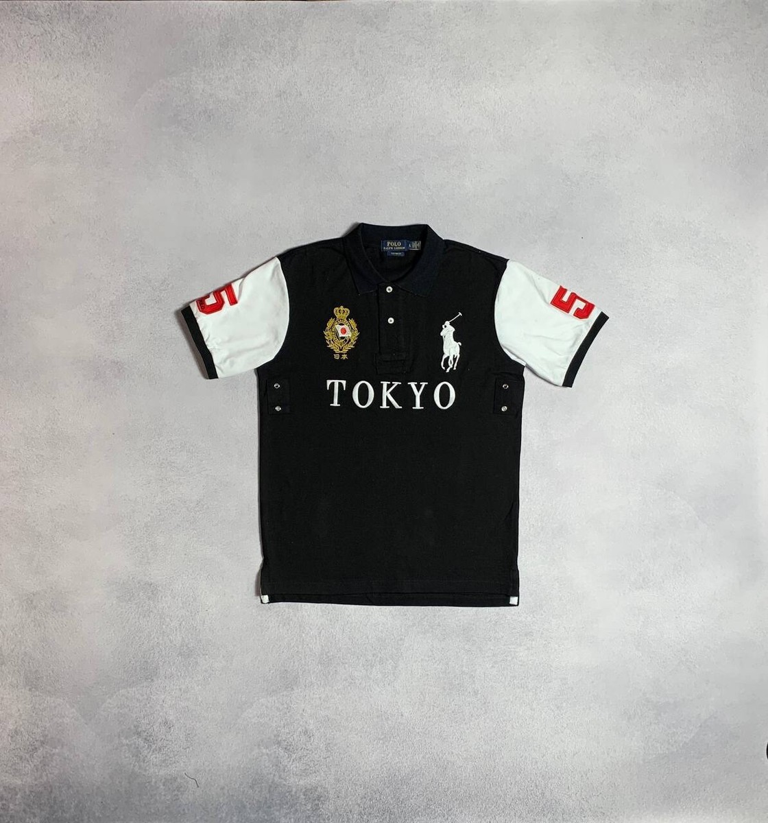 Polo Ralph Lauren Rare Polo T-Shirt Tokyo #5 Big Pony Luxury