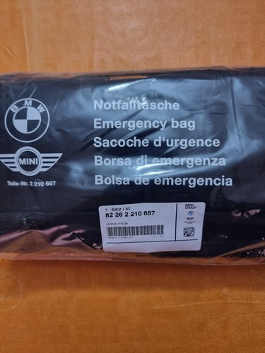 Kit Pronto Soccorso e Kit di Emergenza Borsa + 2 Gilet BMW MINI Nuovo Originale - Photo 3/4