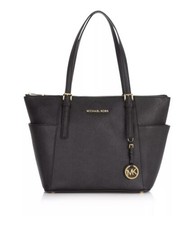 jet set large crossgrain leather tote