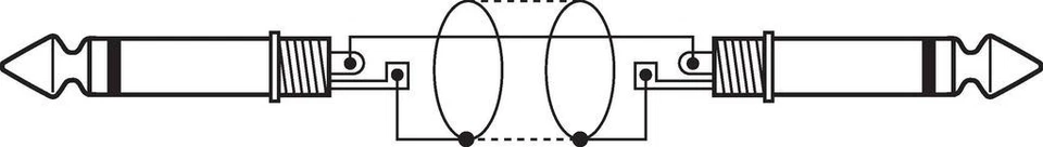 Mono-Klinkekabel schwarz NEUTRIK-Armaturen 6,3 mm 2 meter - Bild 2 von 2