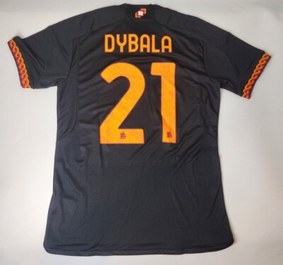 Adidas AS Roma Lukaku #90 Third Jersey Black M-L 2023/2024 Adidas AS Roma Lukaku #90 Third Jersey Black M-L 2023/2024