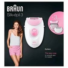 Braun Silk Epil 3 3-270 Epilator for Legs  Body 5320 - Package LOOK MAY VARY 