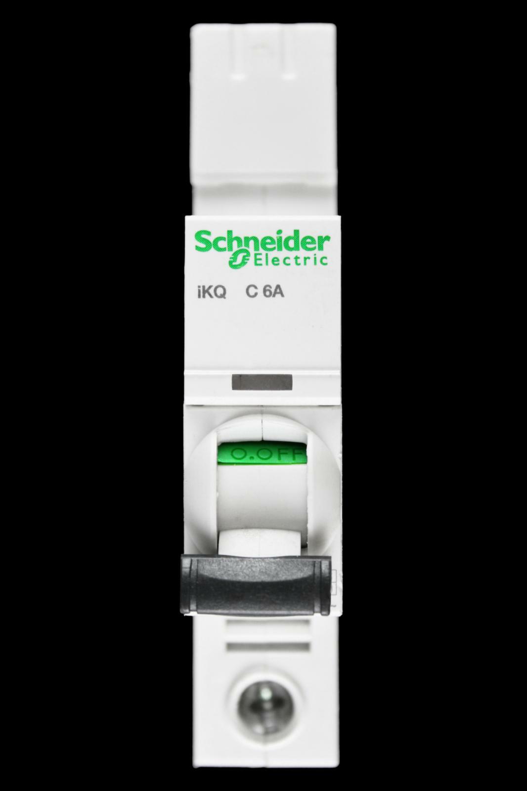 SCHNEIDER 6 AMP CURVE C 10kA MCB CIRCUIT BREAKER IKQ A9F57106