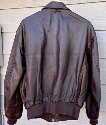 Cooper Type A-2 Vintage Made In USA Goatskin Leather Flight Bomber