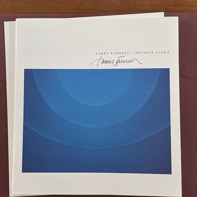 アート・デザイン・音楽 Infinite Light / James Turrell James Turrell Infinite Light 1st Ed Signed Box Cover All Plates