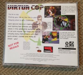 Virtua Cop (Sega Saturn, 1995) NFS Not For Resale Works