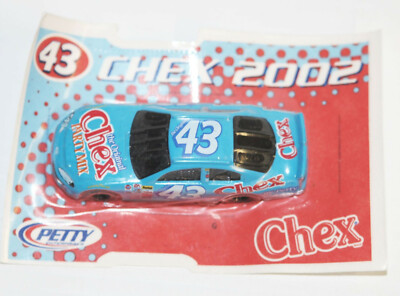 General Mills Chex #43 Richard Petty 2002 Blue Sport Diecast Toy Car NIP Promo