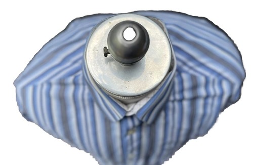 Camisa de vestir grande para hombre Crazy Horse color rayas abotonadas 15 1/2 32-33 - Imagen 2 de 7