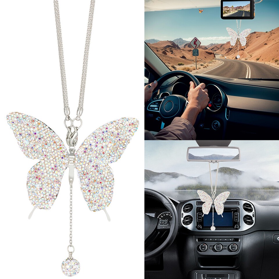 Car Interior Mirror Hanging Ornaments Diamond Cars Hanging Ornaments