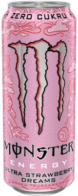 Monster - Energy - Ultra Strawberry Dreams - 12 x 0,5L Dosen - Zuckerfrei