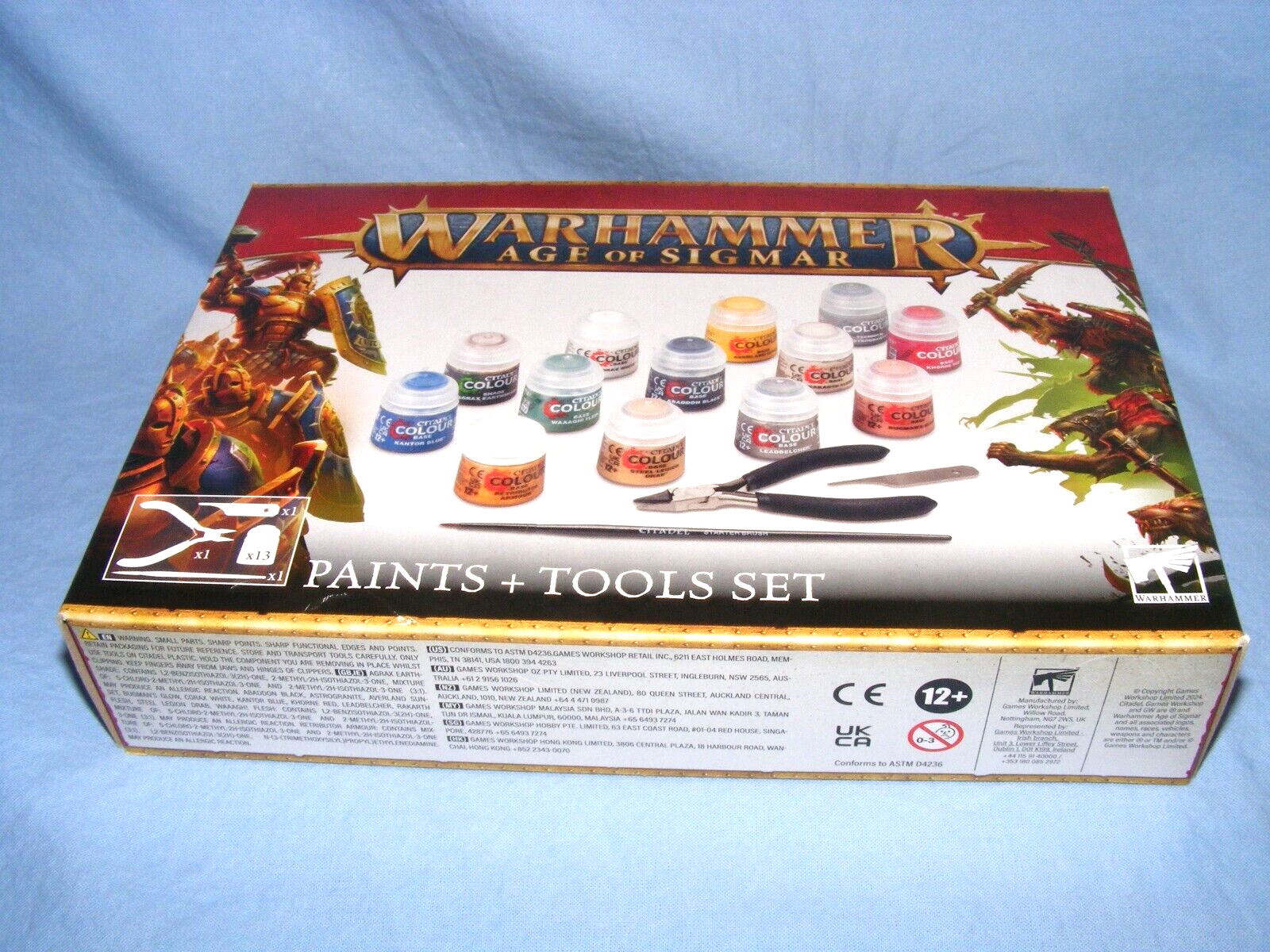 Aos Pittura E Strumenti Set Nuovo Età Di Sigmar 203-43.2cm Stock