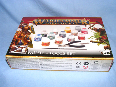 AOS Paint And Tools Set Brand New Age Of Sigmar 80-17 In Stock