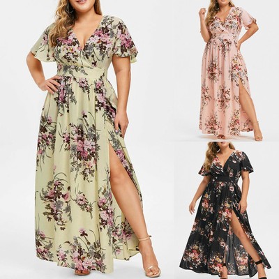 plus size boho dresses cheap