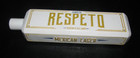 Mason Ale Works Respeto Cerveza Mexican Lager Beer Tap Handle 8” Tall White Gold — photo 1