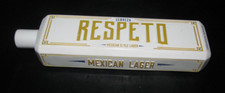 Mason Ale Works Respeto Cerveza Mexican Lager Beer Tap Handle 8” Tall White Gold