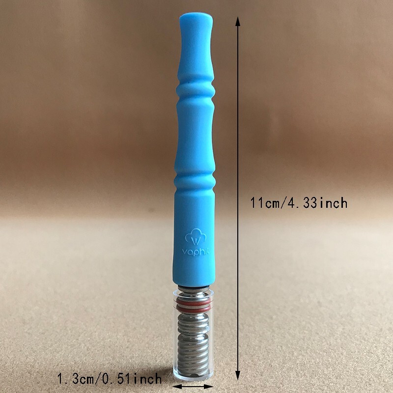 Vaphit Convection Smoking Pipe with Quartz Heating Cap and Silicone Stem SS Bowl