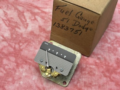 NOS 1951 Dodge dash gauge panel instrument gas, Fuel, MOPAR hot rat rod