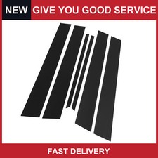 Pack Of 6 For Nissan Sentra 2000-2006 Door Pillar Window Trim Black