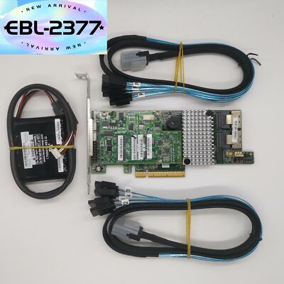 LSI MegaRAID 9266-8i PCI-E SAS SATA RAID Card 6Gbps with BBU +2* 8087 SATA Cable
