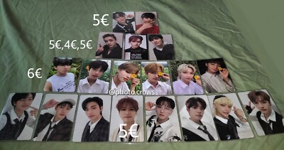 stray kids photocards, Christmas Evel, Thunderous, Oddinary, NoEasy