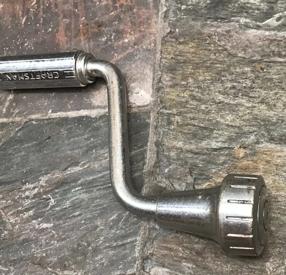 Craftsman "V" Series 1/2" Drive Hand Crank Speed Handle Spinner Wrench 🇺🇸 Made - Image 4 of 4