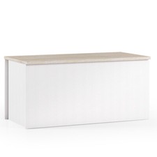 PANCA BAULE MOBILE CORRIDOIO LIVING INGRESSO L90xP45xH45 CM HALLWAY ROVERE