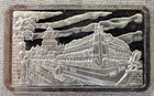 1974 1 oz. Silver Vintage Art Bar : Only 4,000 Made - Hanging Gardens Of Babylon