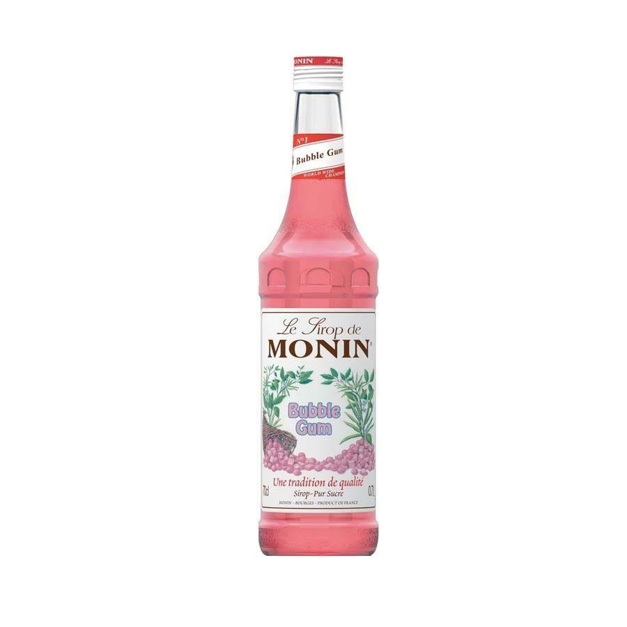 Monin Bubble Gum Syrup 700ml for Cocktails and Mocktails Vegan-Friendly