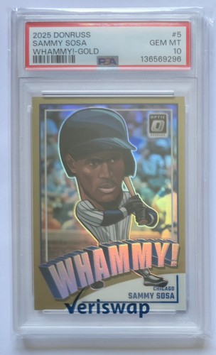 Sammy Sosa [Gold] #5 2025 Panini Donruss Whammy card