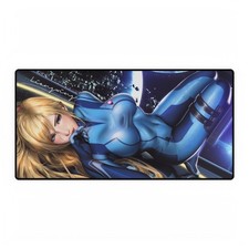 Samus Aran Metroid Waifu Playmat, Large Gaming MousePad Desk Mat V18