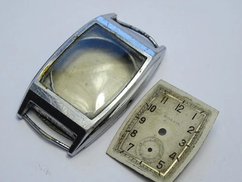 Vintage Antique Rolco Rolex R.W.C LTD Men's Watch Dial & Case Spare Parts